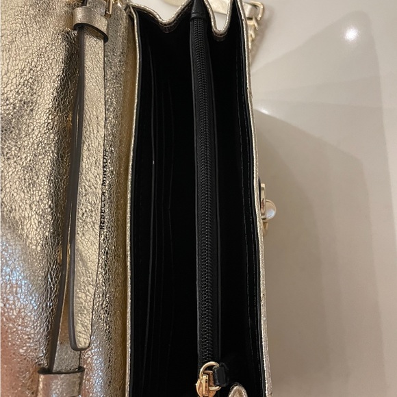 Rebecca Minkoff Edie quilted crossbody bag silver - Picture 11 of 12